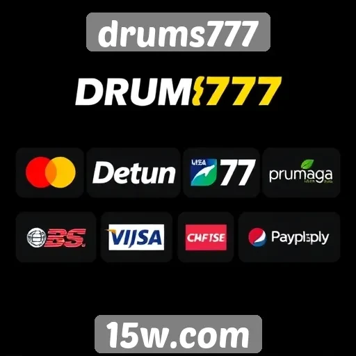 Plataforma drums777 tem suporte a pagamentos variados